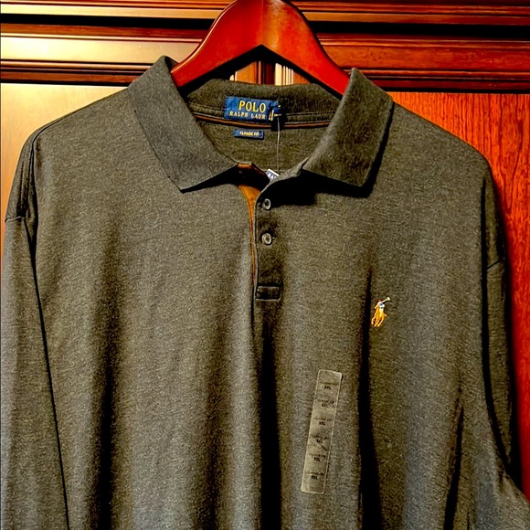 Polo Ralph Lauren Other - Brand New Polo by Ralph Lauren Classic Fit Men's Granite Long Sleeve Polo Shirt!